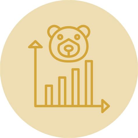 Bear Market Vector Icon Design Vector Art At Vecteezy