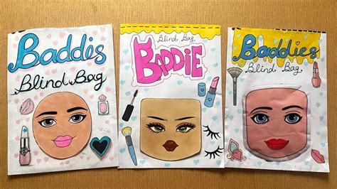 ️ Paper Diy ️ Roblox Skincare Baddies Blind Bag Compilation 💅 Asmr 💖satisfying💖neken Dana Youtube