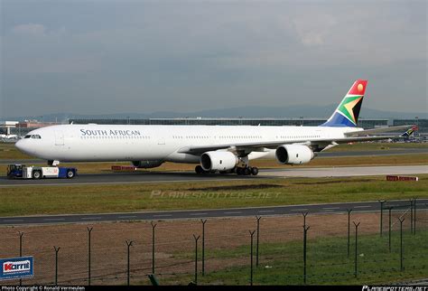 ZS SNA South African Airways Airbus A340 642 Photo By Ronald Vermeulen