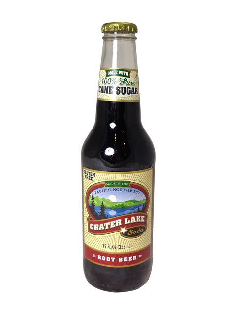 Fresh 12oz Crater Lake Root Beer Soda Emporium