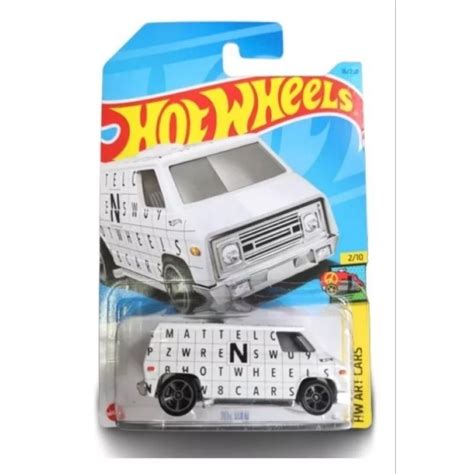 Hot Wheels S Van Hw Art Cars Furg O Letras Lote A Shopee Brasil