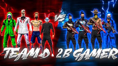 Team D Vs 2b Gamer Squad 🔥 Mobile Vs Pc Best 4v4 Clash Squad