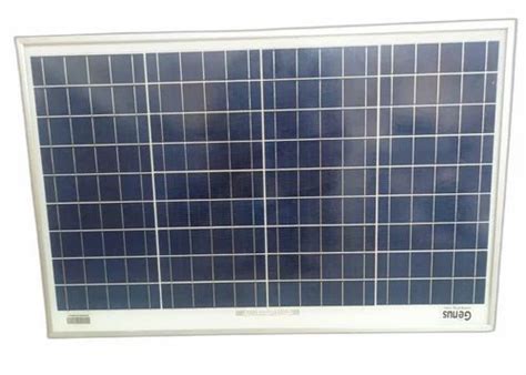 Genus Watt Polycrystalline Solar Panel V At Rs Piece In