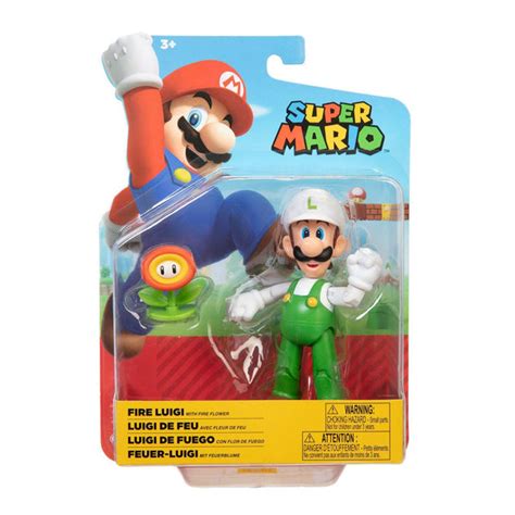 Fire Luigi - World of Nintendo Super Mario 4 inch Figure (Wave 22 ...