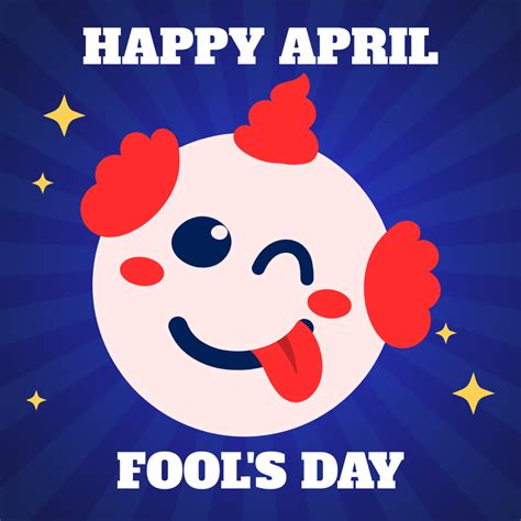 Free Simple April Fools Day Vector Template Edit Online And Download