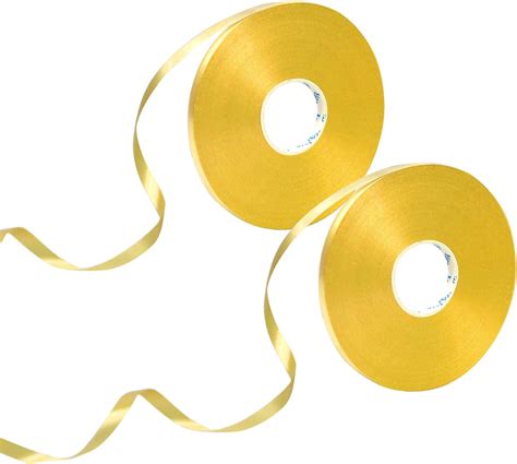 Xfyjop M Gold Curling Ribbon Gold Ribbon For Balloons Mm Width