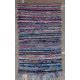 Tapis boucharouite vintage multicolore 155x95 noué main Rania