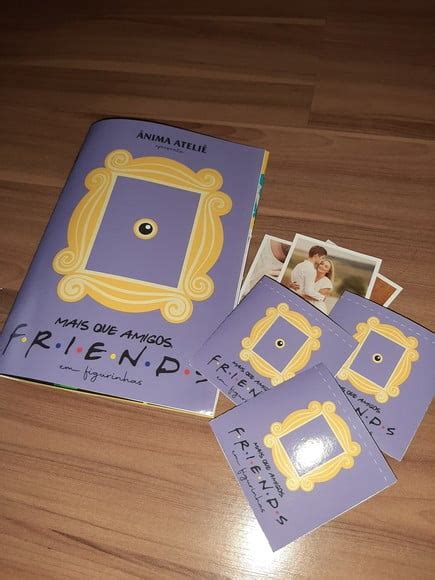 Lbum De Figurinhas Personalizado Friends Elo