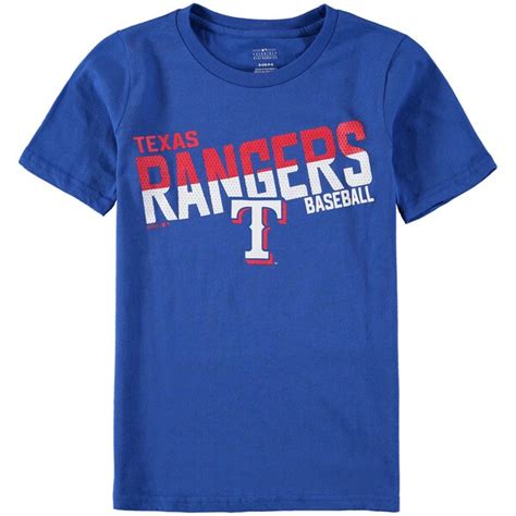 Youth Texas Rangers Royal Alternate All Meshed Up T Shirt