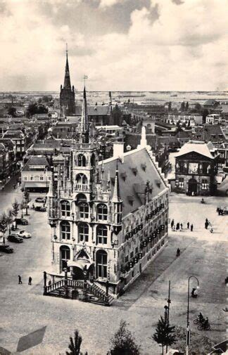 Gouda Markt Stadhuis En Waag 1963 HC38405 House Of Cards