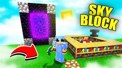 NOVO SERVIDOR De MINECRAFT SKYBLOCK O MELHOR SERVIDOR Para MINECRAFT