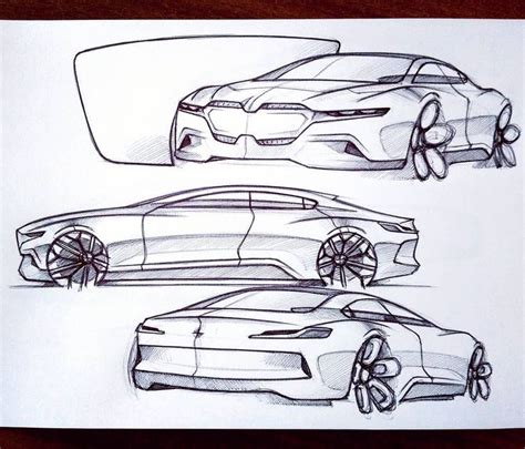 Luxury electric vehicle BMW i7 #bmw #bmwdesign #bmwi3 #handsketch # ...