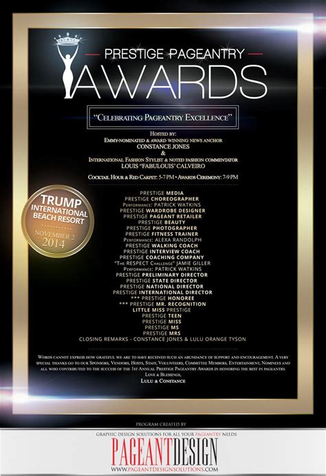 Tips To Make Any Award Ceremony Program Successful - Free Sample, Example & Format Templates ...