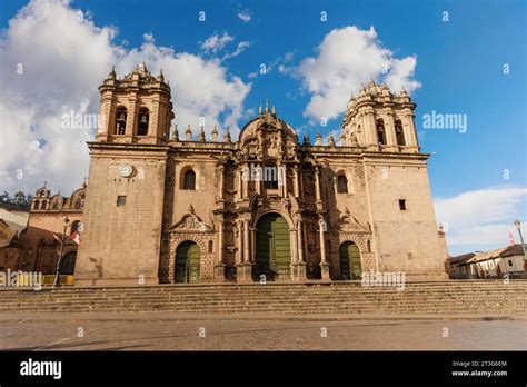 Cathedral Of Cusco Peru Stock Photo Alamy