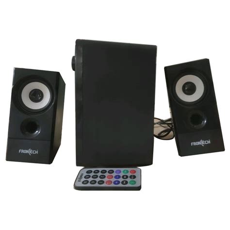 Black ABS Frontech SW0002 Multimedia Speaker 2 1 100W At Rs 1650 Set