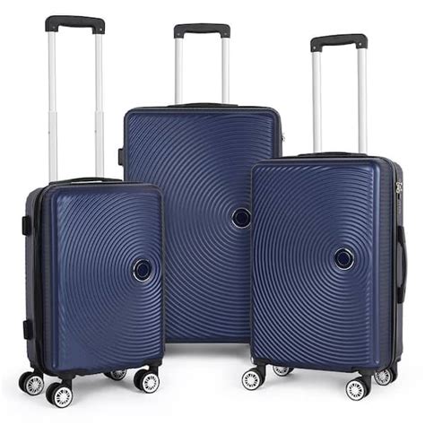 HIKOLAYAE New Kimberly Nested Hardside Luggage Set In Slate Blue 3