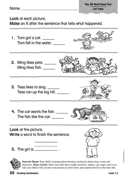 Worksheets On Drawing Conclusions Drawing Rjuuc Edu Np Worksheets