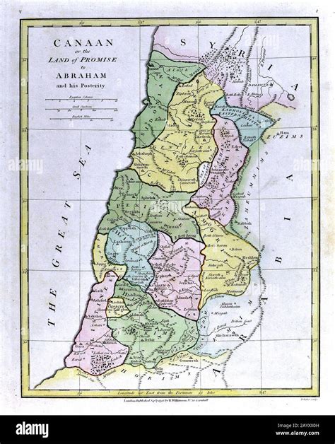 Map Of Ancient Canaan Before Israel