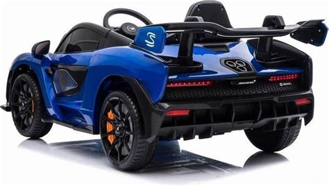 Lean Toys Voiture Lectrique Pour Enfants Mclaren Senna Blue Galaxus