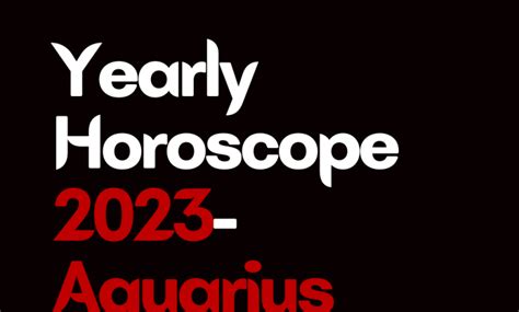 Yearly Horoscope 2023- Aquarius Zodiac Sign – Zodiac Heist