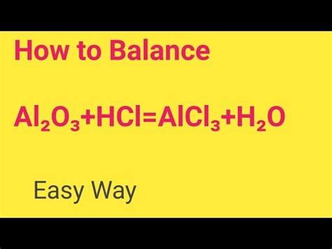 Chemical Equation for Hydrochloric Acid - CarlatGlover