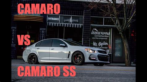 Chevy Ss Vs Camaro Ss 1le Youtube