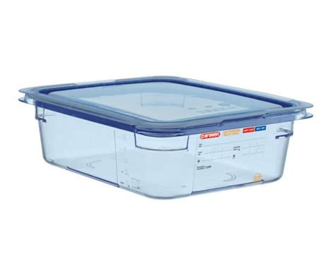 GN 1 6 H 150mm 6 1 9 L 2 Qt Airtight Containers BPA Free Araven