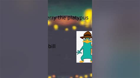 Perry The Platypus As Pluckbill Sem462 Elasticsubmissionmtv Youtube