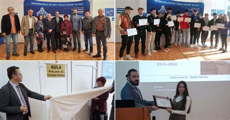 Aula Prof univ dr Cristian Haiduc inaugurată de UVVG de Ziua