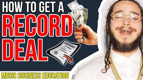 How To Get A Record Deal Youtube