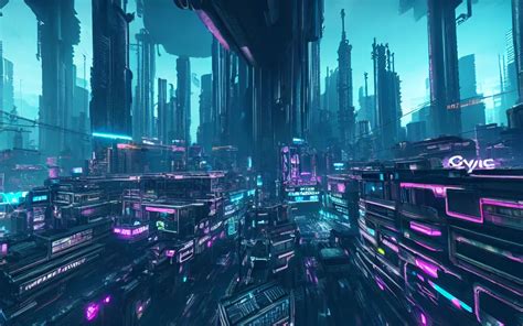 Highly Futuristic Cityscapes Cyberpunk Aesthetics Stable Diffusion