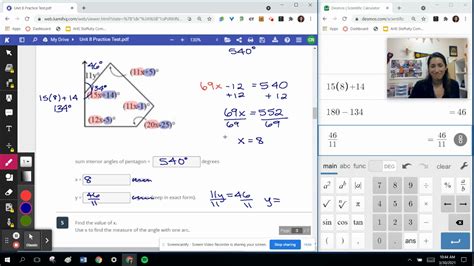 8 3 Practice Geometry Answers Geometry Chapter 8 Review