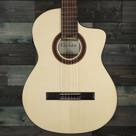 Cordoba C5 Cet Limited Spalted Maple Thin Body Cutaway Classical Acoustic Electric Nylon String