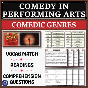 Comedy in Performing Arts Series: Comedic Genres by M Teaching Peaks