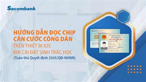 HƯỚNG DẪN ĐỌC CHIP CCCD TRÊN THIẾT BỊ IOS KHI CÀI ĐẶT SINH TRẮC HỌC