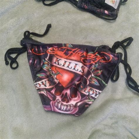 Ed Hardy Swim Ed Hardy Love Kills Bikini Poshmark