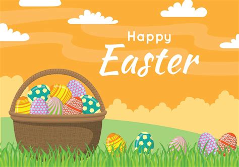 Easter Background Vector Art At Vecteezy