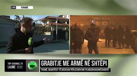 Grabitje me armë në shtëpi Tiranë grabitesit te maskuar perleshen