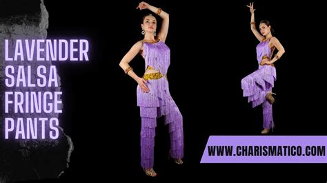 Charismatico Lavender Strictly Come Dancing Fringe Dance Pants Youtube