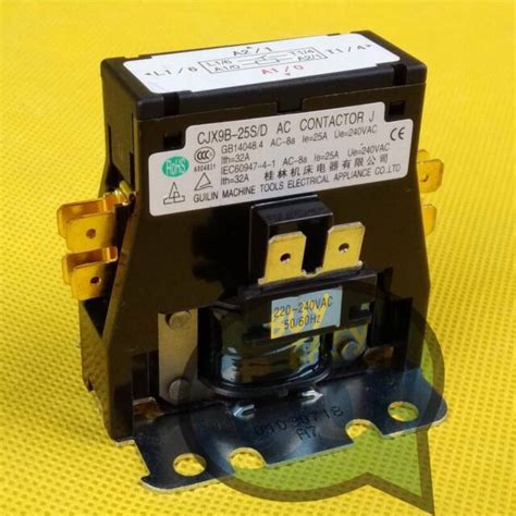CJX9B-25S/D AC 220V Air Conditioner Coil Magnetic Contactor | eBay