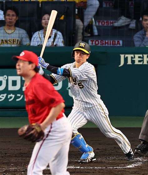 【阪神】近本光司が暫定リーグ単独トップ6個目の盗塁 中野拓夢の右前打で同点のホーム踏む プロ野球写真ニュース 日刊スポーツ