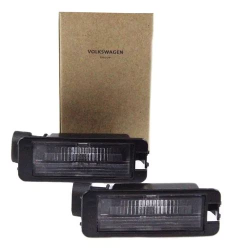 Par Lanterna Luz De Placa Volkswagen Golf Mk A