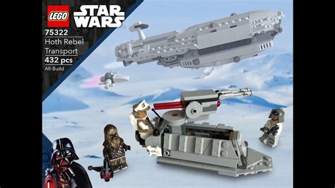 LEGO 75322 Hoth AT ST Alternate Build Hoth Rebel Transport Cannon