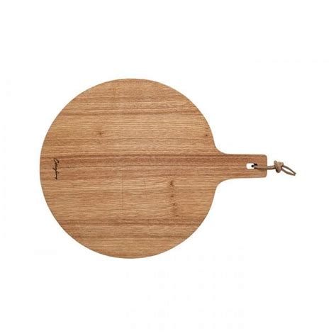 Oak Collection Round Cutting Board with Handle | Scout & Nimble