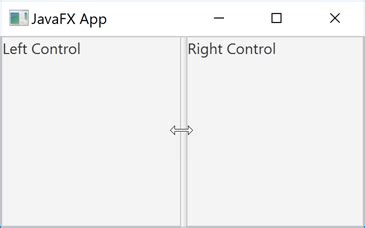 Javafx Splitpane