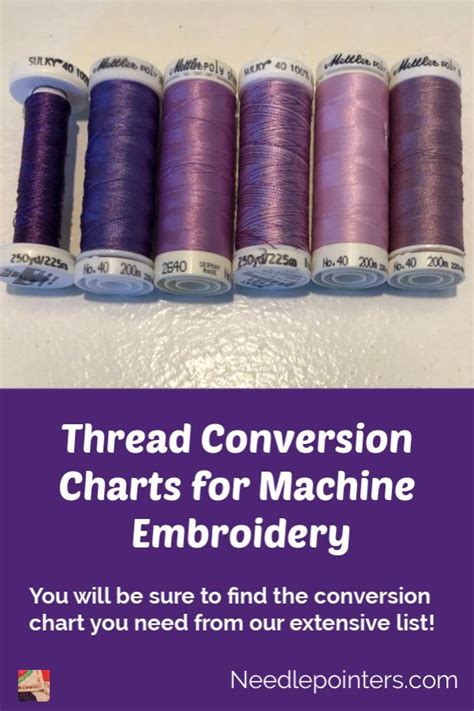 Free Embroidery Thread Conversion Chart جص خصم البر