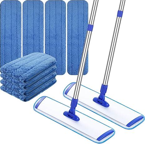 Amazon Uiifan 2 Set 18 Microfiber Mop Floor Cleaning System Flat