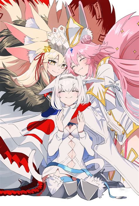 Tamamo Koyanskaya Dobrynya Nikitich Koyanskaya Dobrynya Nikitich And 1 More Fate And 1