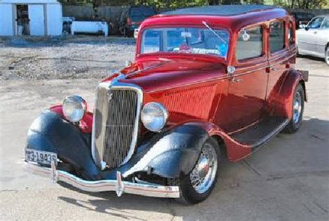 1934 Ford Model 40a 4 Door Sedan Street Rod