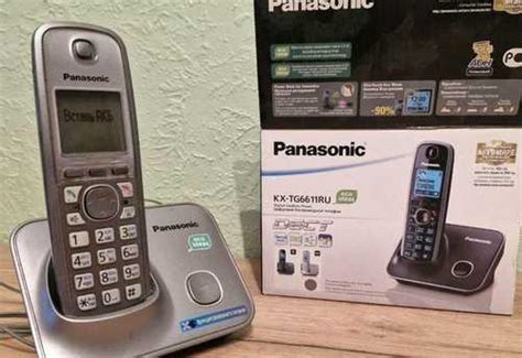 Panasonic Kx-TG6611RU цифровой беспроводной телефо Москва ...